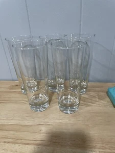 Libby Clear Glass Tea Glasses Set Of 5 - Picture 1 of 4