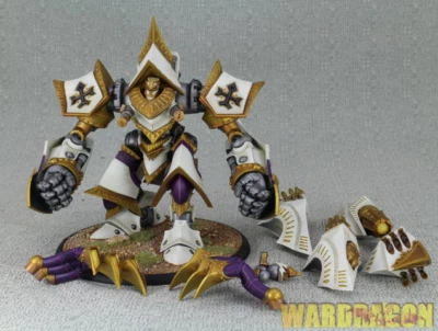 120mm Warmachine WDS painted The Protectorate of Menoth Judicator/Revelator b61 - Image 1 of 4