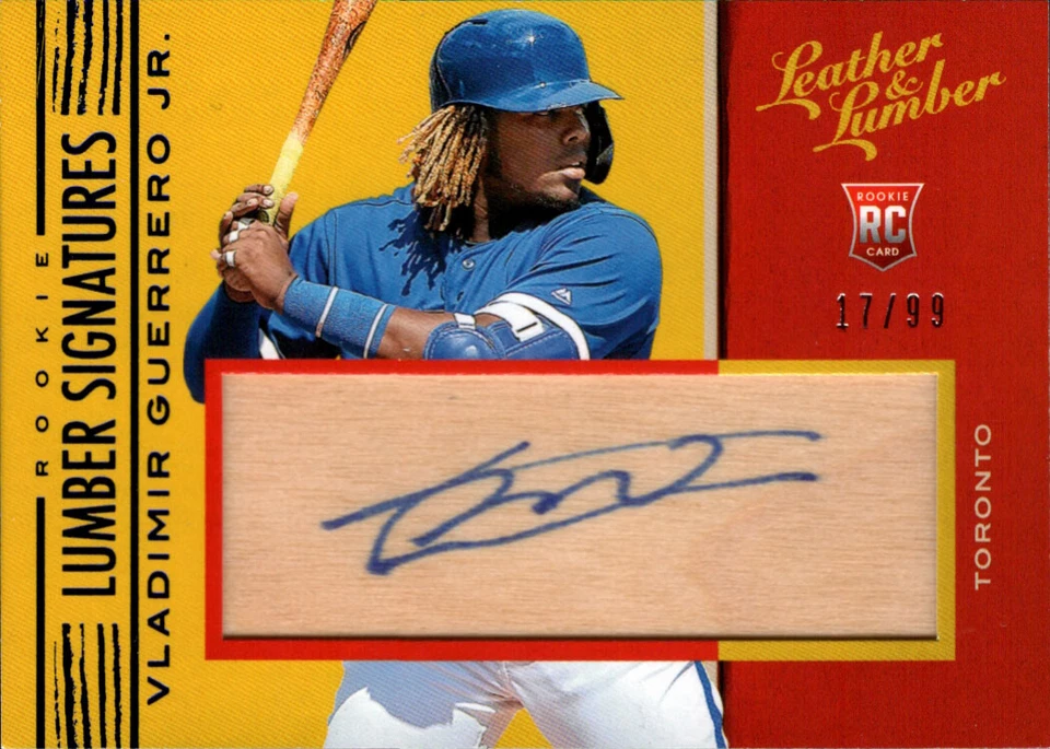 2019 Panini Leather and Lumber "Pick a Card". Lumber ROOKIE Autographs - Image 1 of 1