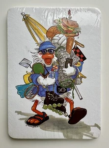 90s Vintage 10+ Pack Suzy's Zoo Summer Vacation / Traveling Paper Postcards NOS - Bild 1 von 2