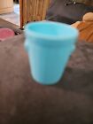 Unbranded Toy Blue Plastic Trashcan- 1.5 Inches x 2inches