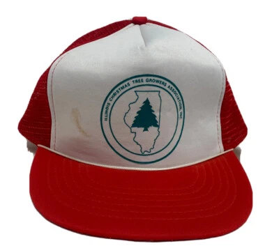 Sombrero DE COLECCIÓN Illinois Christmas Tree Growers Association Inc malla de espuma SnapBack Foto 1 de 4