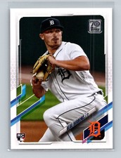 2021 Topps  Beau Burrows Rookie #123 Detroit Tigers Baseball Card