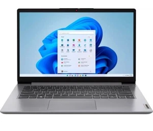 Lenovo Ideapad 1 14.0" HD Laptop Intel N4020 4GB RAM 64GB eMMC Intel 600gfx Grey - Picture 1 of 15