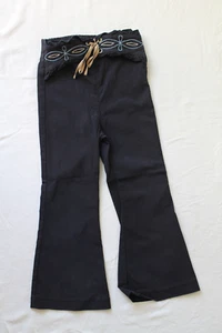 Schlaghose, Mädchen, Größe 98, dunkelblau, gemustert - Bild 1 von 6