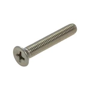 Pack Size 10 Stainless G304 Countersunk 3/16 (10-32) UNF x 1/2" Phillip Screw - Picture 1 of 3