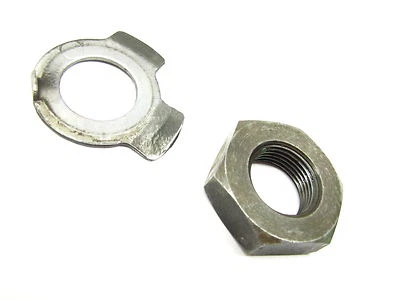 1983 YAMAHA 83 YTM200 YTM 200 YTM200EK TRI-MOTO 24W - BALANCE WEIGHT NUT - Image 1 of 2