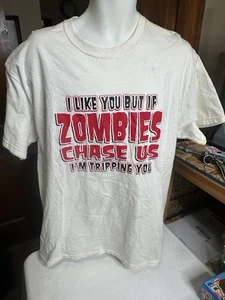 Unisex Zombie t-shirt s/s XL - Picture 1 of 4