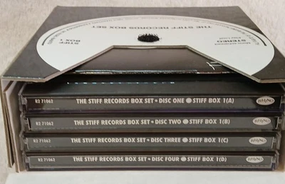 The STIFF Records Box Set Complete ~ RHINO ~ 4 CDs ~ Vintage ~ Preowned ~ RARE - Image 1 of 4