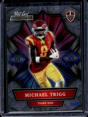 Michael Trigg 2021 Wild Card Alumination NIL #ANBC-59 /35 - Image 1 of 2