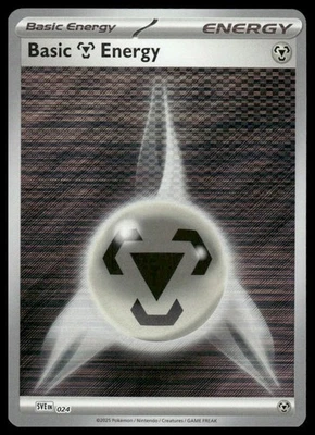 Pokemon SVE: Scarlet & Violet Energies #024 Basic Metal Energy Reverse Holo - Image 1 of 2