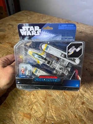 Star Wars Micro Galaxy Squadron Gold Leader’s Y-Wing Jon Vander *ROUGH* - Image 1 of 4