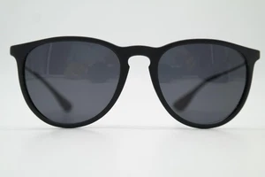 Sunglasses Ray Ban RB 4171 Erika Black White Oval Sunglasses Glasses New - Picture 1 of 6