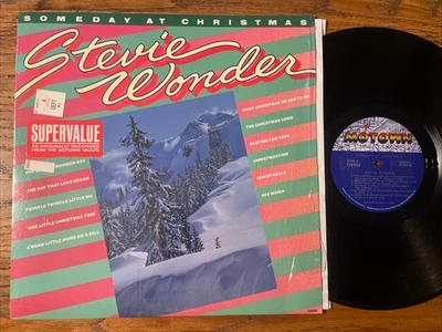 Stevie Wonder Someday At Christmas LP Motown + Inner & Shrink EX!!!! - Image 1 of 4