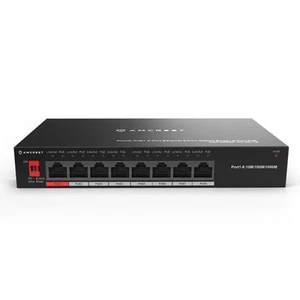 Amcrest Switch POE Power Over Ethernet 8 Porte POE+ con Alloggiamento in Metallo, 8 Porte... - Foto 1 di 5