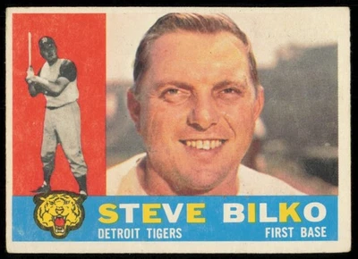 1960 TOPPS STEVE BILKO DETROIT TIGERS #396 VG+ - Image 1 of 2