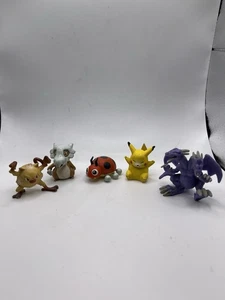 4 Pokemon Vintage TOMY CGTSJ And 1 Yugioh Figures - Picture 1 of 11