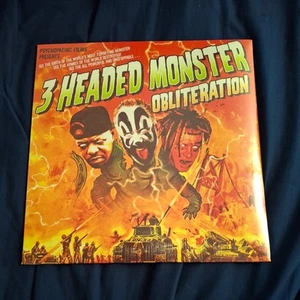 NEW 3 Headed Monster - OBLITERATION LP Vinyl (ORANGE COLOR) FACTORY SEALED - Picture 1 of 7