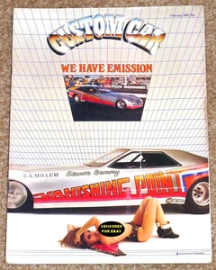 CUSTOM CAR Magazine Feb 1982 - VANISHING POINT - FORD POPS - C3 CORVETTE -CAMARO - Picture 1 of 10