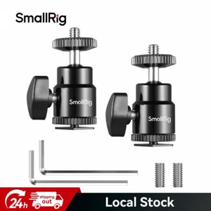 SmallRig Ball Head Mount (2 Pcs) with Cold Shoe Adapter for Camera Tripod 2059 - Picture 1 of 7