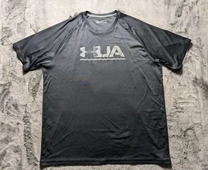 Under Armour Short Sleeve Athletic Shirt Men's Size 2XL Black - Picture 1 of 10