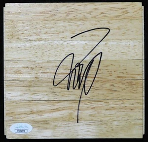 Wang Zhizhi Dallas Mavericks Signed 6x6 Floorboard JSA Authenticated - Picture 1 of 2