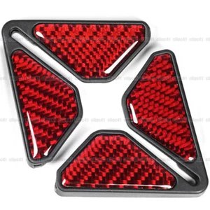 2x Red Car Door Edge Guard Pad Anti-Scratch Crash Protector Stickers Accessories - Picture 1 of 5