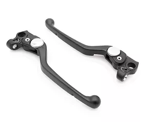 JUEGO DE PALANCA DE EMBRAGUE DE FRENO PARA DUCATI 748 750 900SS 900 MONSTER ST2 NEGRO MATE LBD02 - Imagen 1 de 3