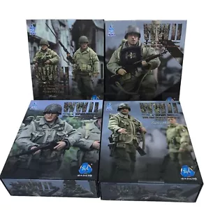 DiD PALM HERO: Set of Four (4) US 2nd Rangers Saving Private Ryan Maßstab 1:12 - Bild 1 von 5