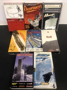 VHS LOT: Vintage Snowboard Mack Dawg Forum DC Burton TWS Transworld - Foto 1 di 14