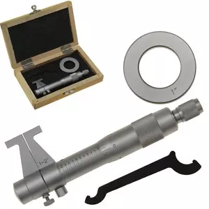 1" - 2" INSIDE MICROMETER MIC CARBIDE MACHINIST TOOL - Picture 1 of 4