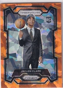 Panini 2023-24 Prizm NBA No. 166 Jaylen Clark Rookie Orange Ice Prizm - Bild 1 von 2