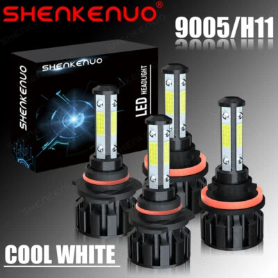 Kit de 4 bombillas combinadas de faros LED 9005 H11 para Mazda 3 2010-2016 CX-3 2016-2017 Foto 1 de 4