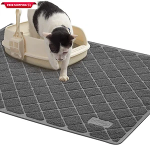 Premium Cat Litter Mat, 47" Long X 35" Wide, Extra Large Size, Waterproof and No - Picture 1 of 13