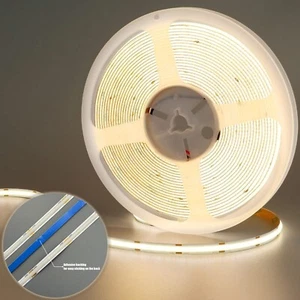 24V 252LEDs/m COB LED Light Strip Flexible Ribbon Tape Home Kitchen DIY Lighting - Picture 1 of 10