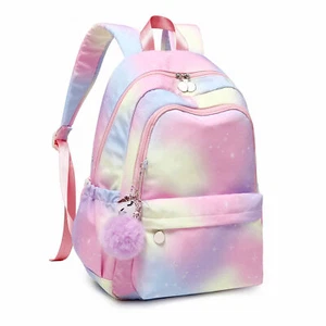 Kinder Mädchen Rucksack Schulrucksack Wasserdicht Ranzen Schulranzen Schultasche - Bild 1 von 8