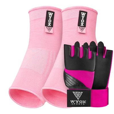 WYOX Boxing Hand Wraps & Compression Ankle Sleeves For Training, KickBoxing GYM - Image 1 of 4