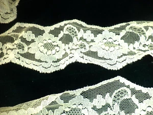 Yellow Flat Lace Trim 11 Yards 2 1/2 Inches Wide - Picture 1 of 2
