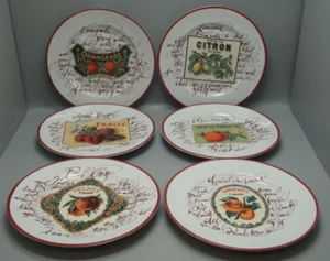 Williams Sonoma Rosanna SET DI SEI PIATTI DA INSALATA MARKET 7-3/4" - Foto 1 di 2