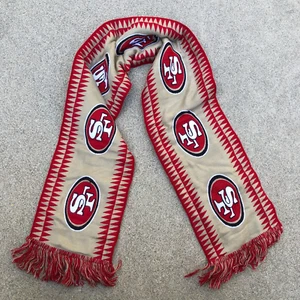 Vintage San Francisco 49ers Game Promotion Scarf Neck Tie Red NFL - Picture 1 of 5