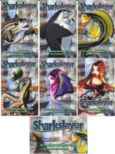 SHARKSLAYER Re-named SHARK TALE MOVIE 12 Cards COMPLETE Set Dreamworks 2004 - Picture 1 of 1