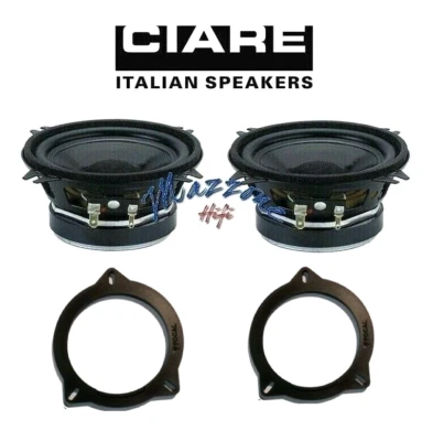 CIARE CW100Z Kit 2 casse 10cm PER BMW ALTOPARLANTI WOOFER ANT/POST AUTO