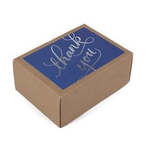 Hallmark Thank You Notes (Silver Foil Script, 40 Cards and Envelopes) - Imagen 1 de 12