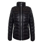 Michael Kors Women Jacket Black Double Zip Packable Hidden Hood Down Fill New