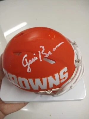Jim Brown Cleveland Browns Signed Autographed RARE AMP Mini Helmet PSA COA - Image 1 of 3