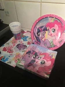 My Little Pony 4 Pack Party Tablewear - Picture 1 of 6