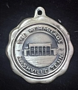 Vintage Bates & Klinke Hermitage Nashville Tennessee sterling charm - Picture 1 of 2