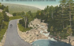 Tower Falls, Ammonoosuc River - White Mountains, New Hampshire - unbespielte Litho - Bild 1 von 3