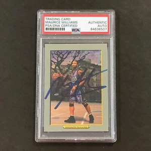 2006-07 Topps Turkey Red #115 Maurice Mo Williams Signed Card AUTO PSA Slabbed B - Picture 1 of 2