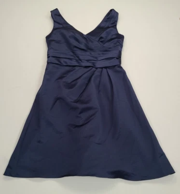 Vestido de novia David para mujer talla 10 azul marino cómodo informal elegante damas Foto 1 de 4